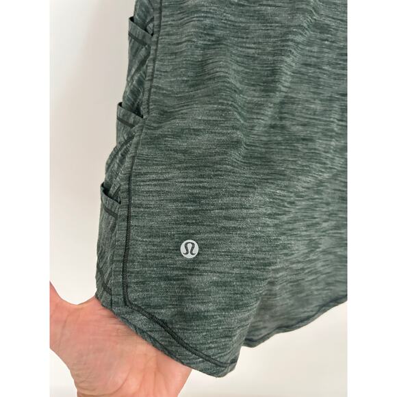 Lululemon Var-City Muscle Tank Size 8 Heathered Forest Green - Picture 5 of 5